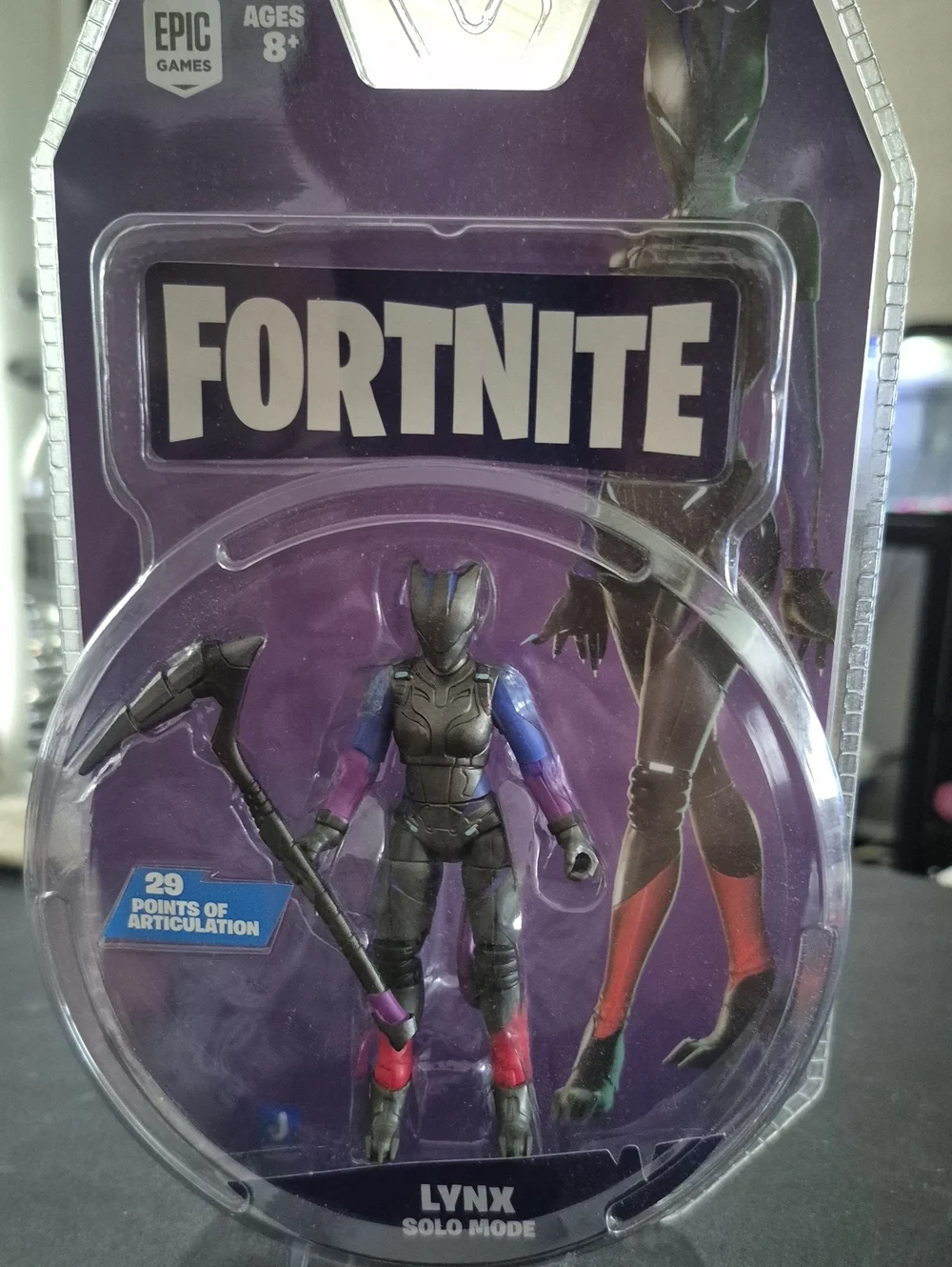 Fortnite Lynx Action Figure - Purple & Black